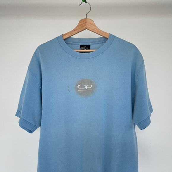 Vintage Y2K 90's Ocean Pacific Blue Logo Surf T-Shirt Sz L/XL Surfer Sport - Picture 3 of 9